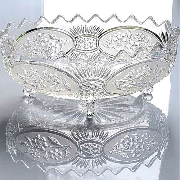 Zajecar Other - Vntg 11" Crystal Zajecar Art Nouveau Footed Bowl